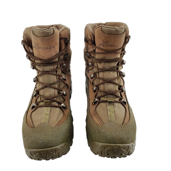 Wellco Boot Combat Mountain Hiker Men 6R Olive Tan M760 Hot Weather Hybrid NWOB main image 13